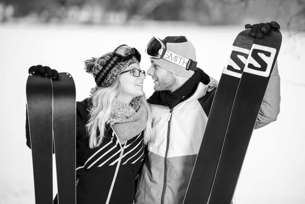 Fotoshooting im Schnee