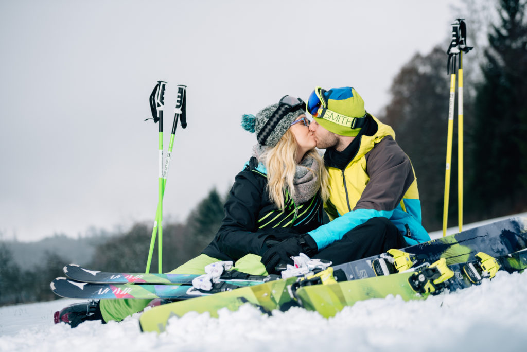 Fotoshooting im Schnee