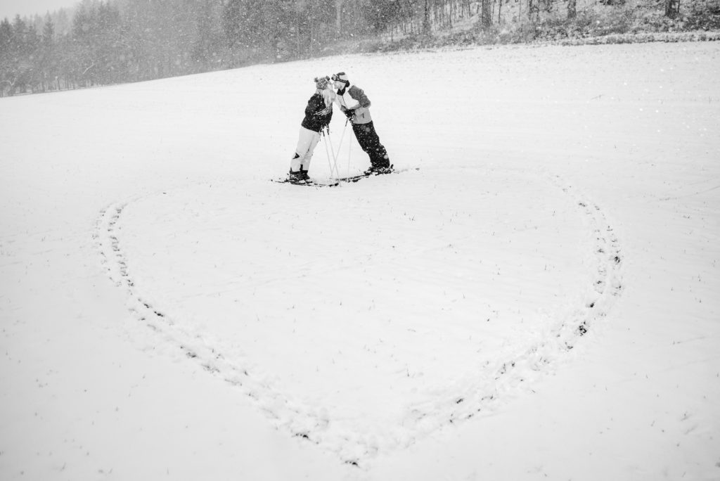 Fotoshooting im Schnee
