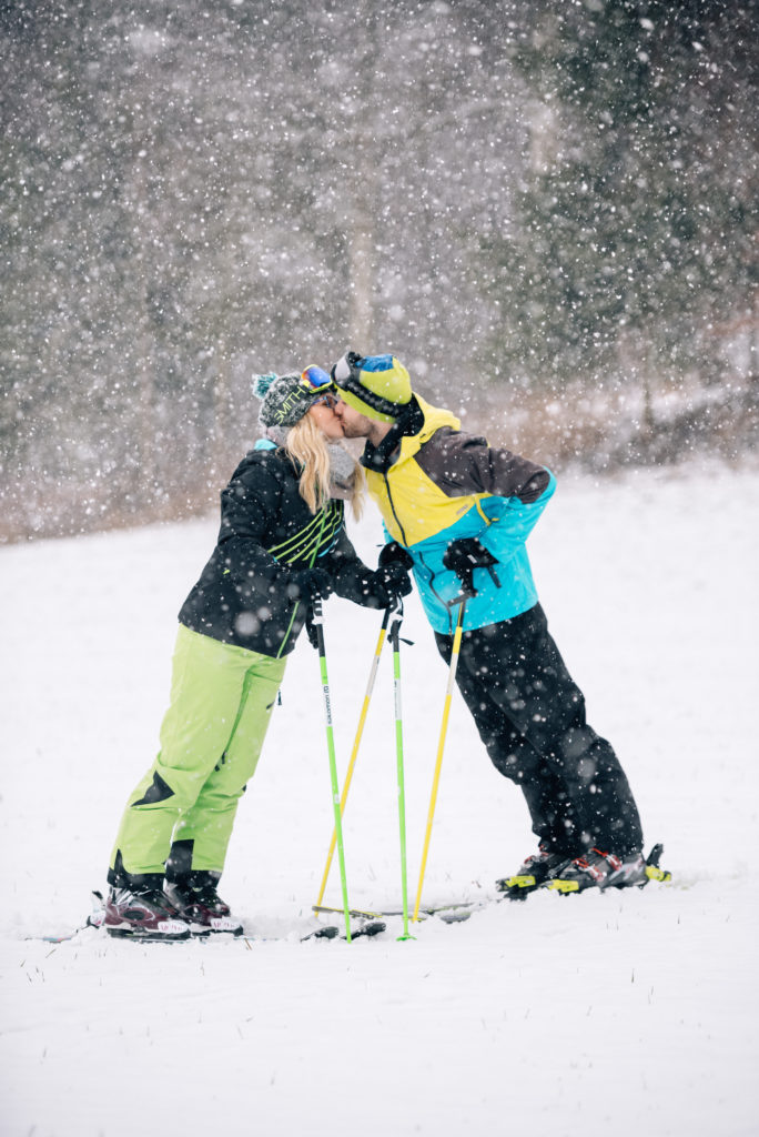 Fotoshooting im Schnee