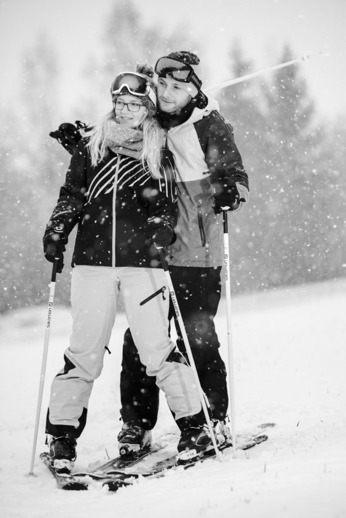Fotoshooting im Schnee