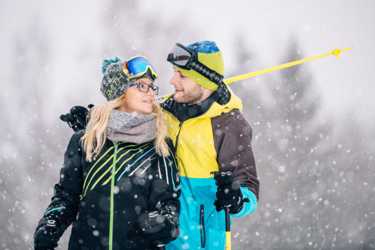 Fotoshooting im Schnee