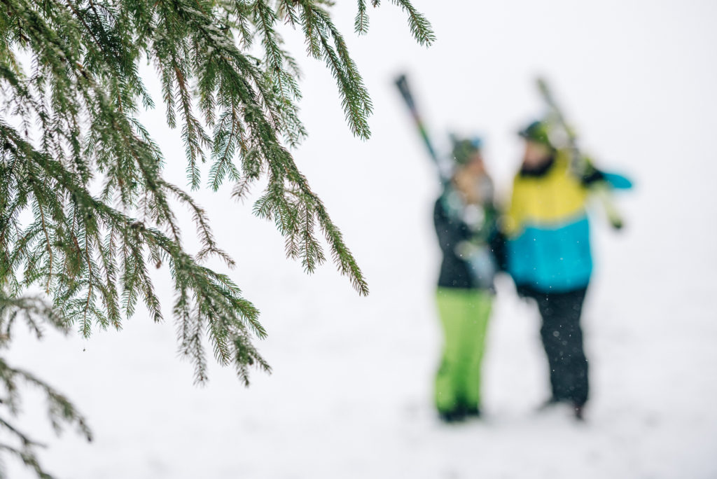 Fotoshooting im Schnee