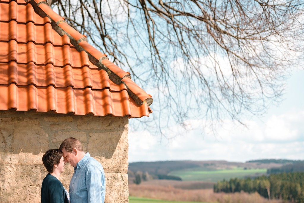 Kennenlernshooting Hochzeit Eichsfeld Hochzeitsfotograf Porträts Fotoshooting Paar Steinhagen Geisleden Sarah Martin