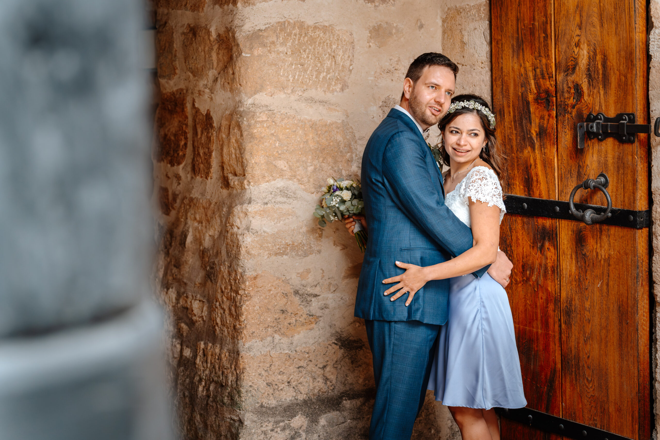 Hochzeit Emma Christian Burg Scharfenstein Leinefelde-Worbis Trauung Fotograf Klettern